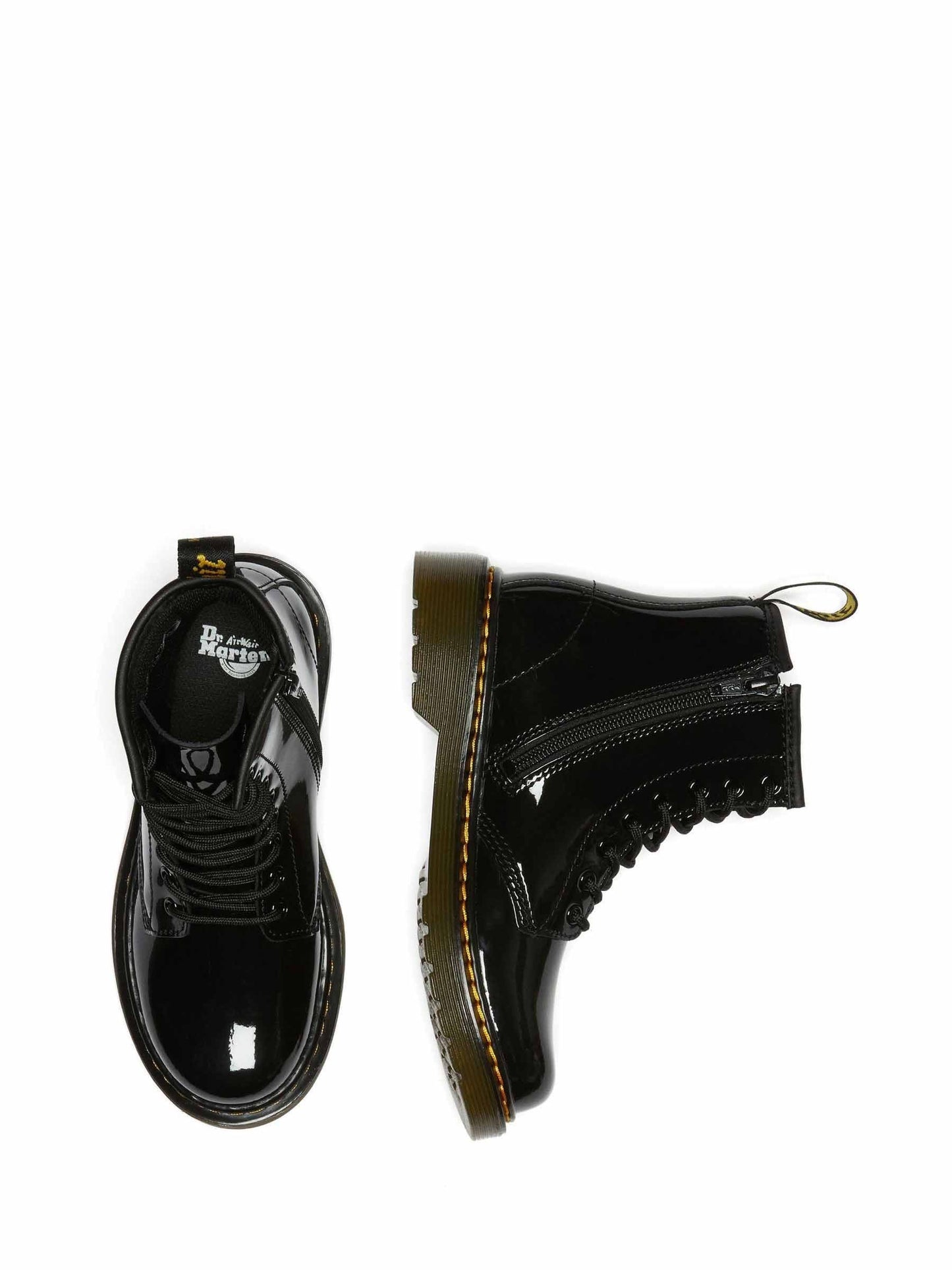 Dr. Martens Black 1460 J Patent Lamper Shoes image 3