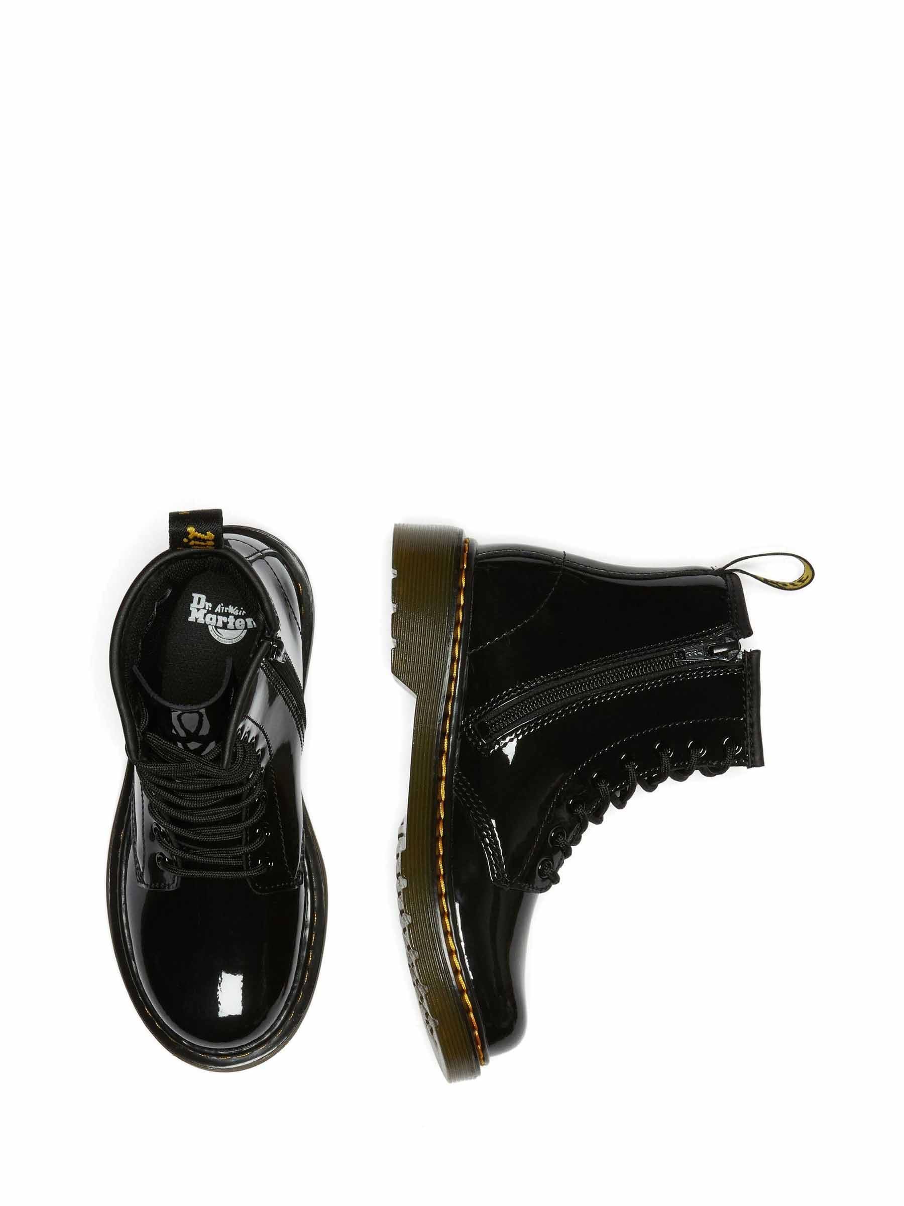Dr. Martens Black 1460 J Patent Lamper Shoes image 3