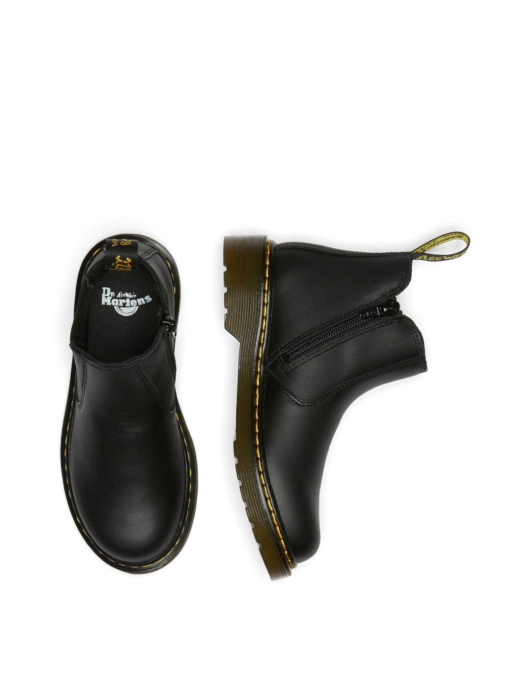Dr. Martens Black Junior 2976 Softy Shoes image 4