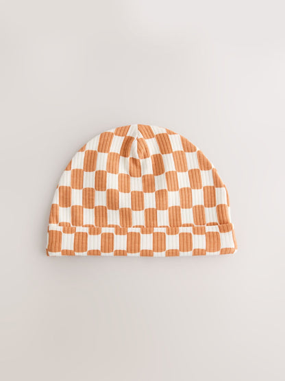 Green/Orange Baby Beanies 3 Pack (0-18mths) image 4
