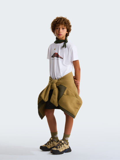 The North Face White Boys Mountain Back Graphic T-Shirt image 4