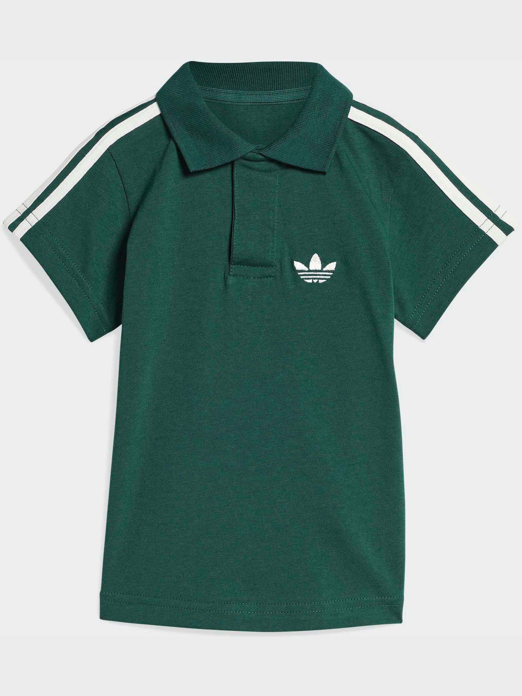 Dsiney Kidz - adidas Originals Green Knit Polo and Shorts Infant Set image 2