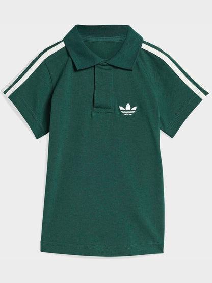 Dsiney Kidz - adidas Originals Green Knit Polo and Shorts Infant Set image 2