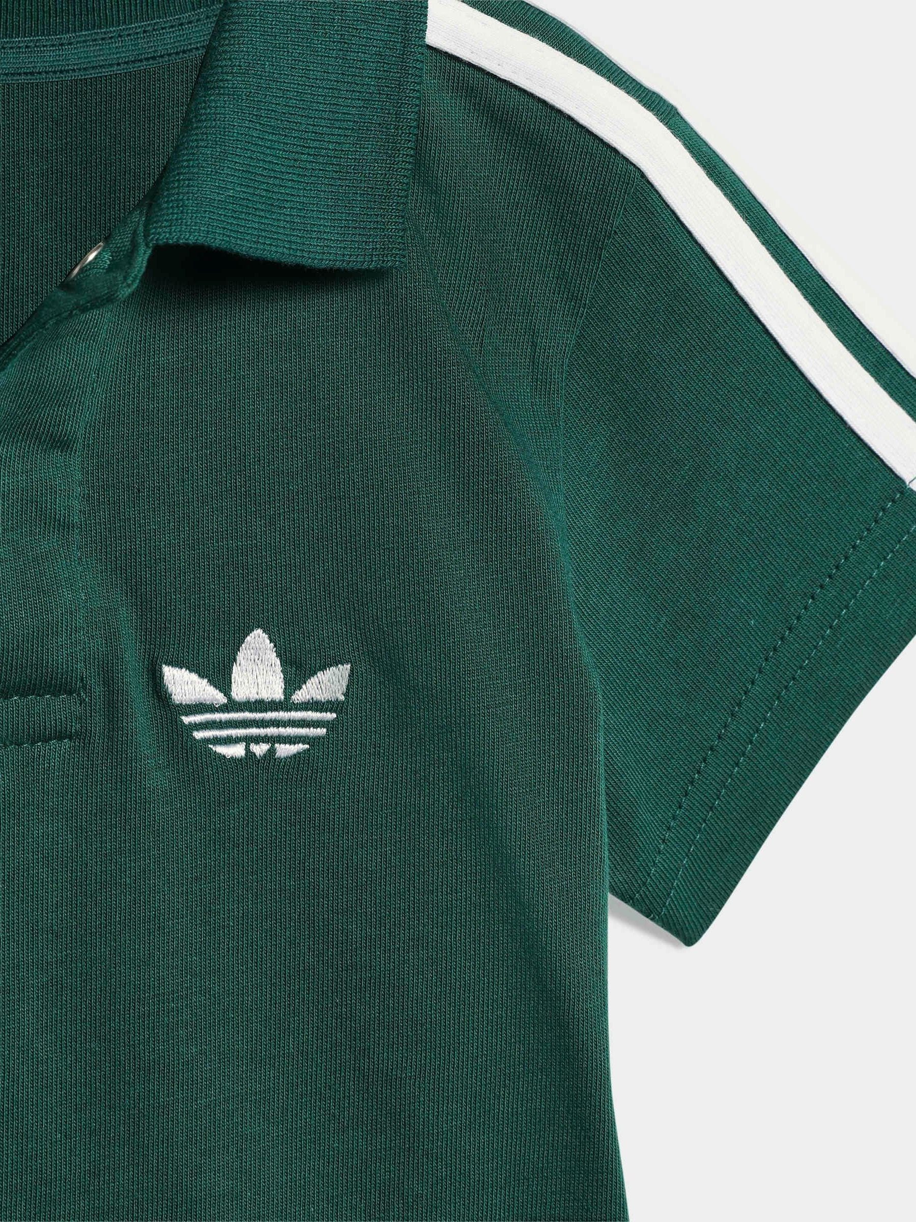 Dsiney Kidz - adidas Originals Green Knit Polo and Shorts Infant Set image 6