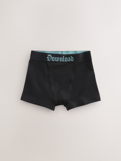 Dsiney Kidz - Black with Gothic Waistband Trunks 5 Pack (1.5-16yrs) image 5
