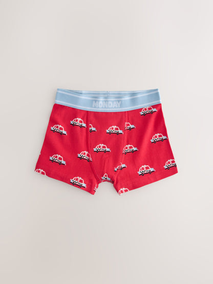 Dsiney Kidz - Red/Blue Emergency Vehicles Trunks 7 Pack (1.5-10yrs) image 2