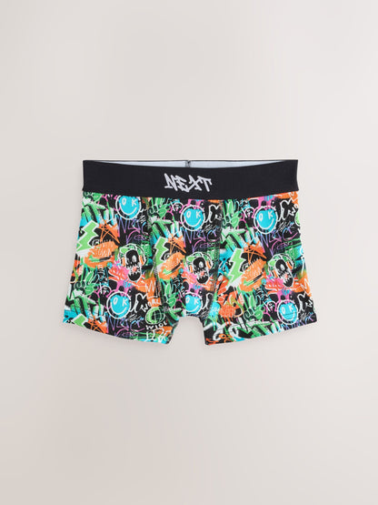 Dsiney Kidz - Multi Neon Grafitti Trunks 5 Pack (3-16yrs) image 2