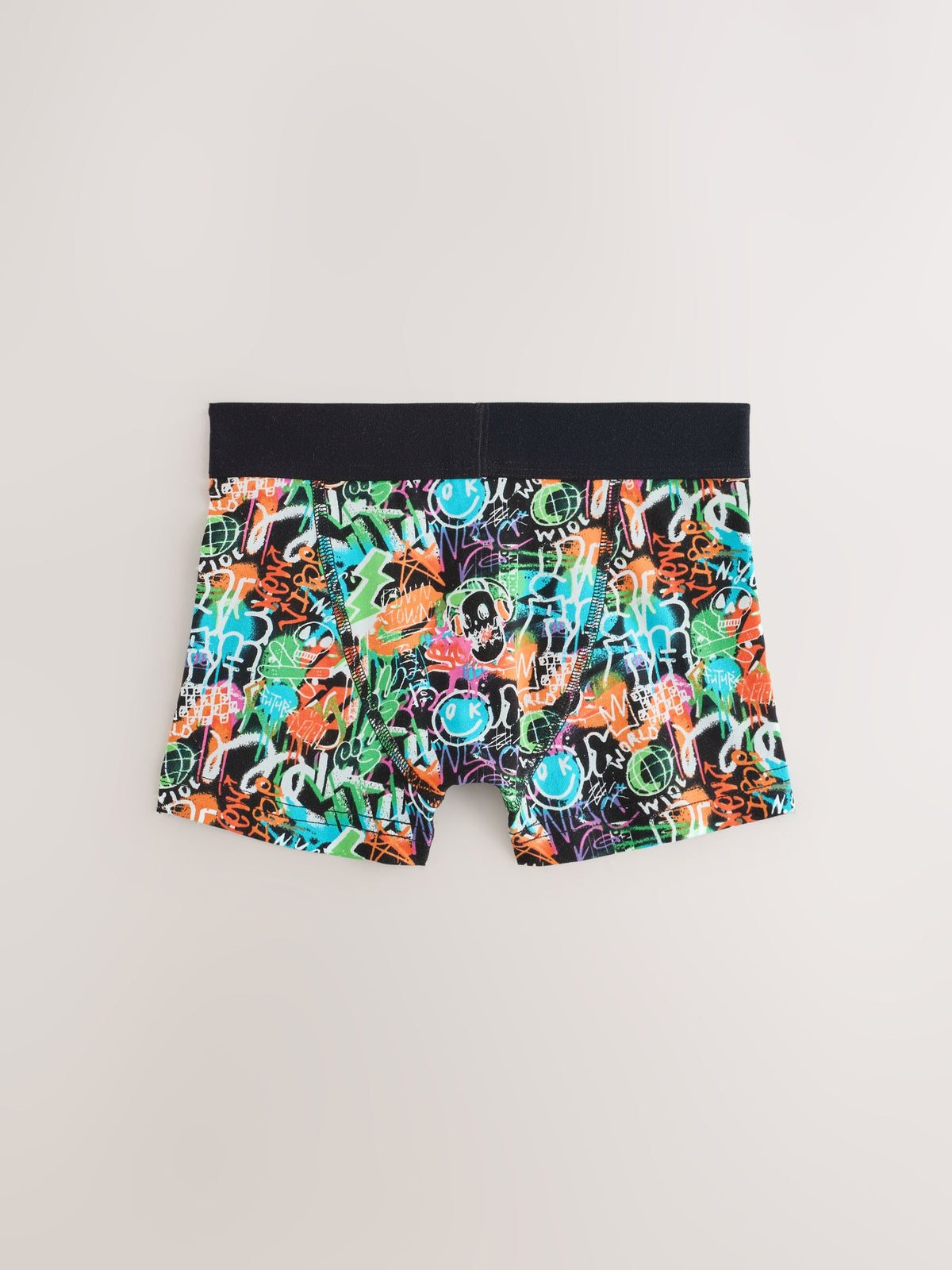 Dsiney Kidz - Multi Neon Grafitti Trunks 5 Pack (3-16yrs) image 3