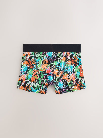 Dsiney Kidz - Multi Neon Grafitti Trunks 5 Pack (3-16yrs) image 3
