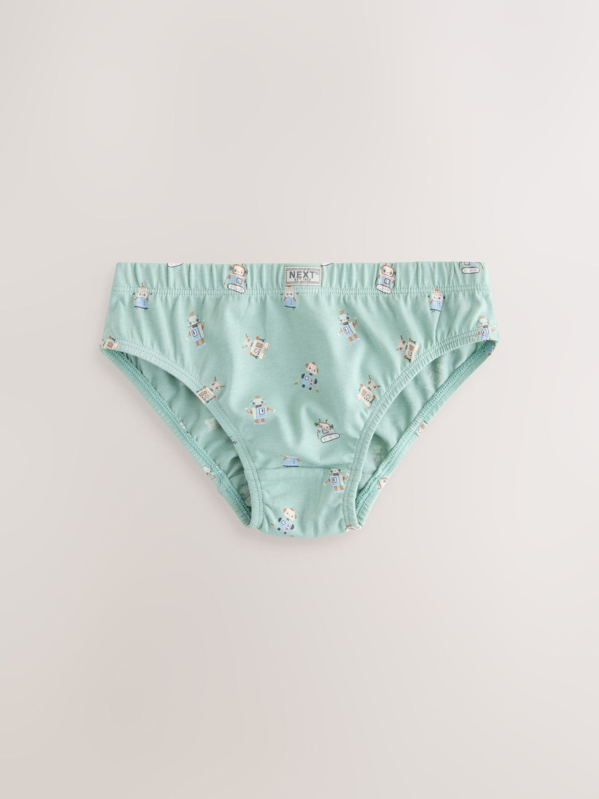 Dsiney Kidz - Multicolour Robot Cotton Printed Briefs 5 Pack (1.5-10yrs) image 2