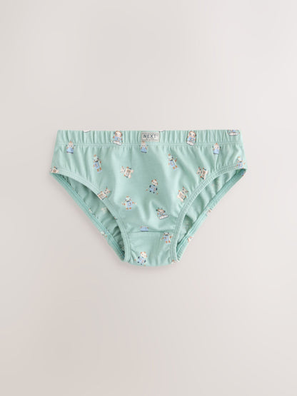 Dsiney Kidz - Multicolour Robot Cotton Printed Briefs 5 Pack (1.5-10yrs) image 2