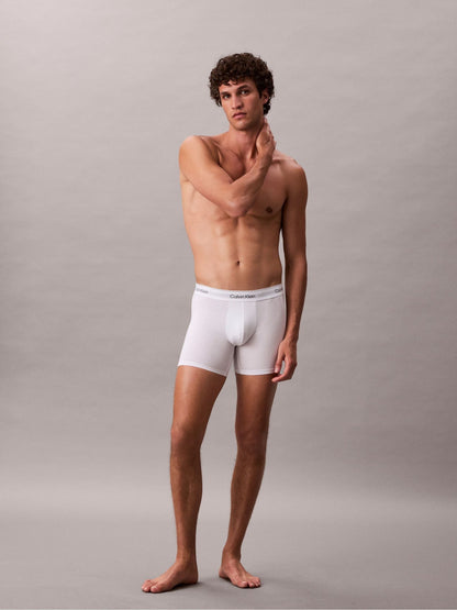 Dsiney Kidz - Calvin Klein Black/White/Grey Icon Cotton Stretch Boxer Trunks Set image 3
