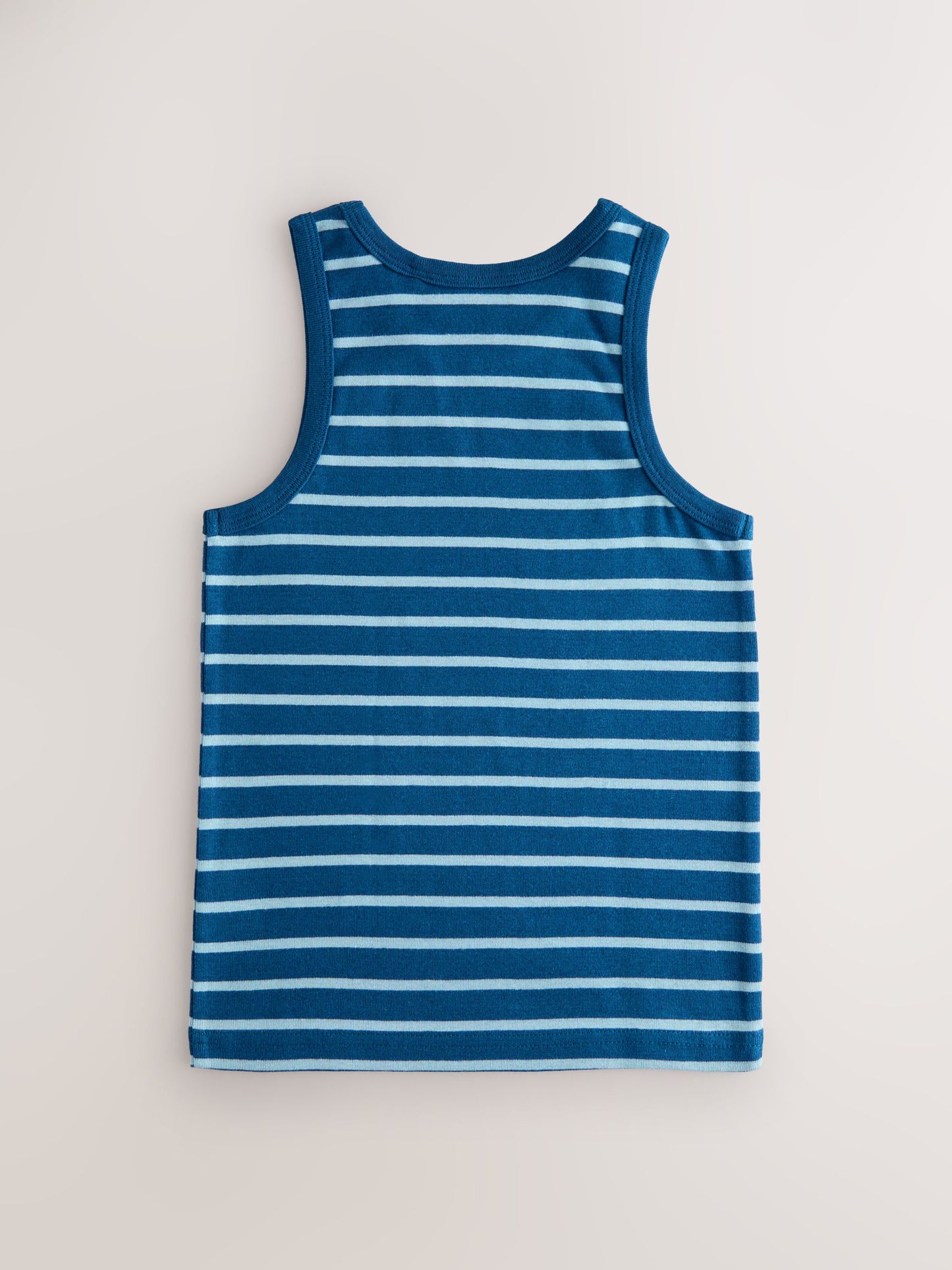Dsiney Kidz - Blue/White Stripe Vests 5 Pack (1.5-16yrs) image 3