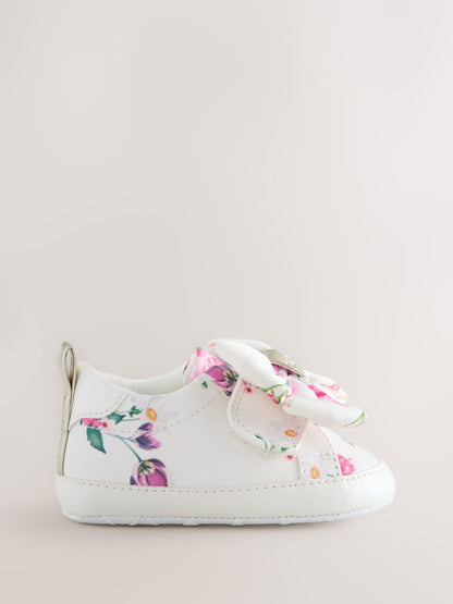 Baker by Ted Baker Baby Girls Organza Bow Padders Trainers image 2