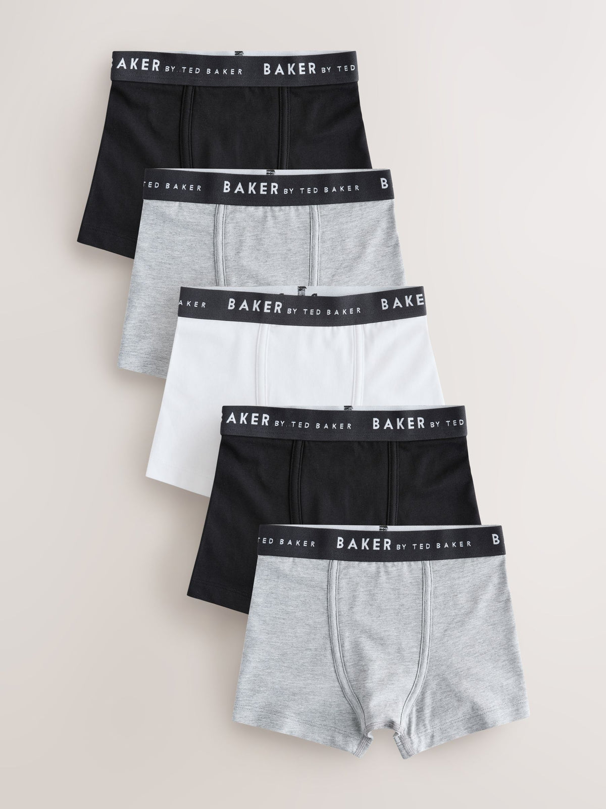 Dsiney Kidz - Baker by Ted Baker Grey Boxers 5 Pack image 1