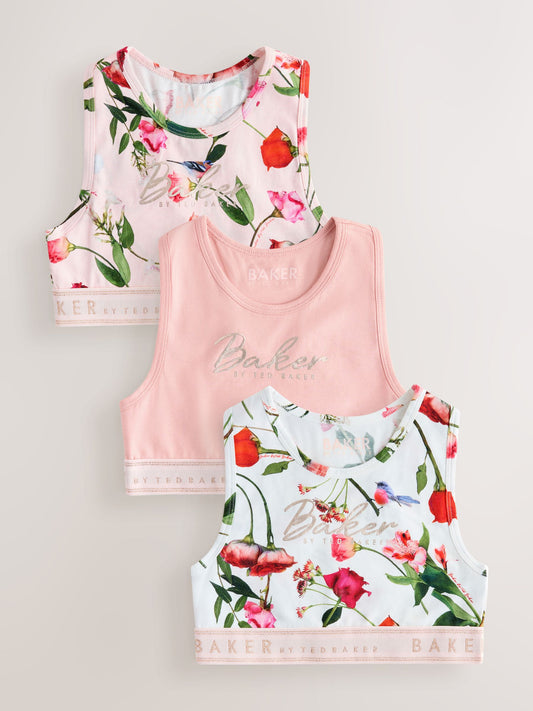 Baker by Ted Baker Crop Tops 3 Pack image 1