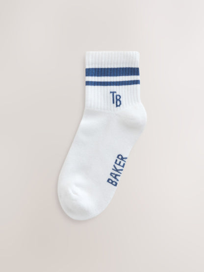 Baker by Ted Baker Ribbed Cushioned Sole Socks 3 Pack image 2