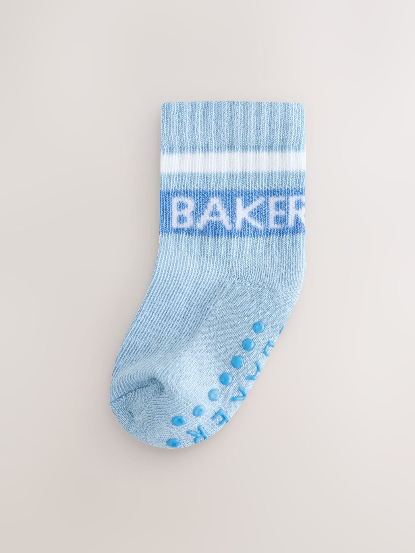 Baker by Ted Baker Baby Gripper Multi Socks 3 Pack image 3