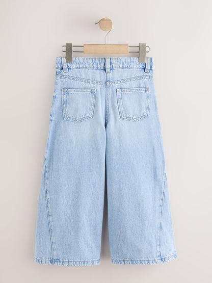 Dsiney Kidz - Light Blue Extra Wide Jeans (6-16yrs) image 2
