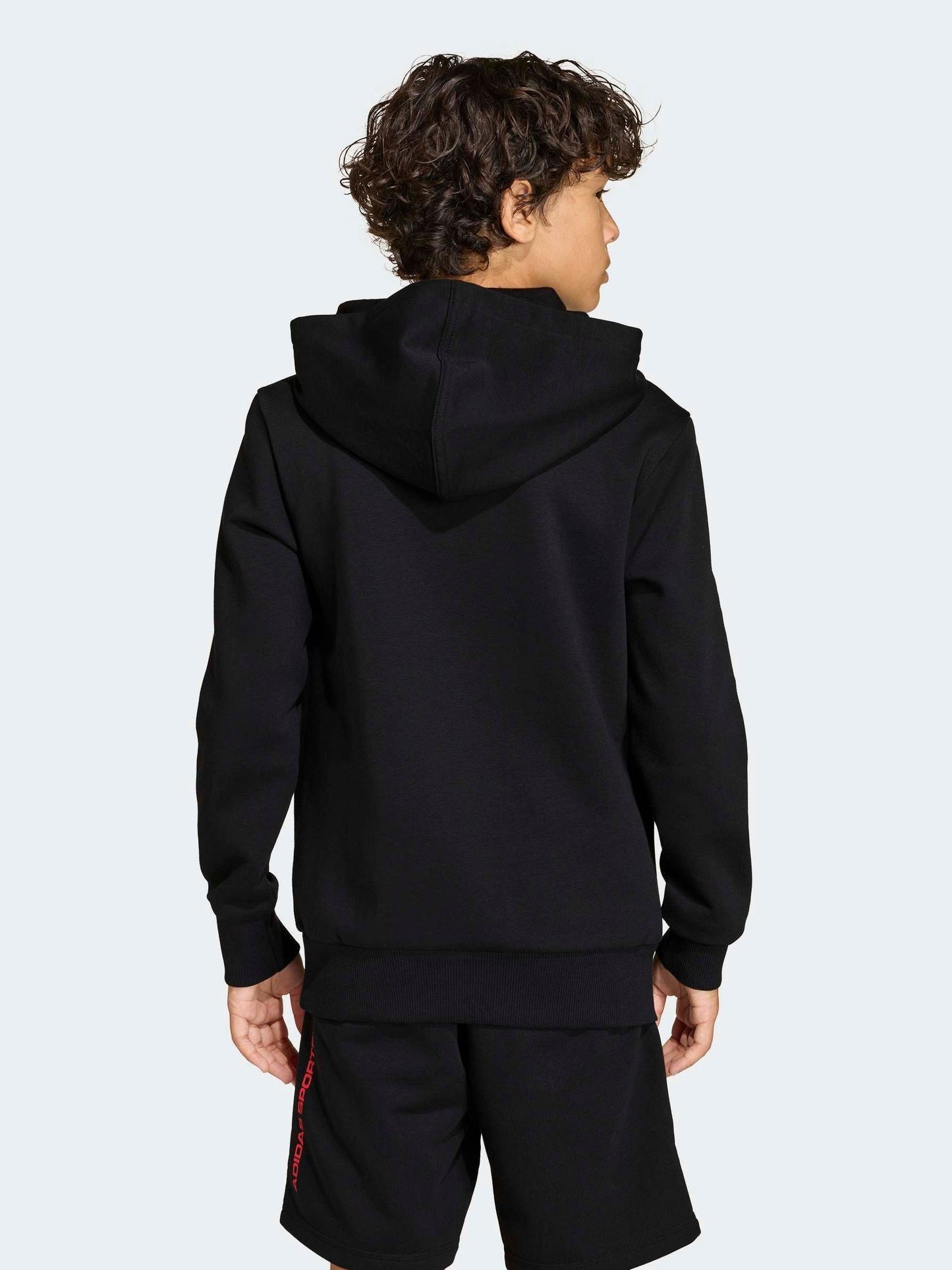 Dsiney Kidz - adidas Black Slogan Fleece Hoodie image 2