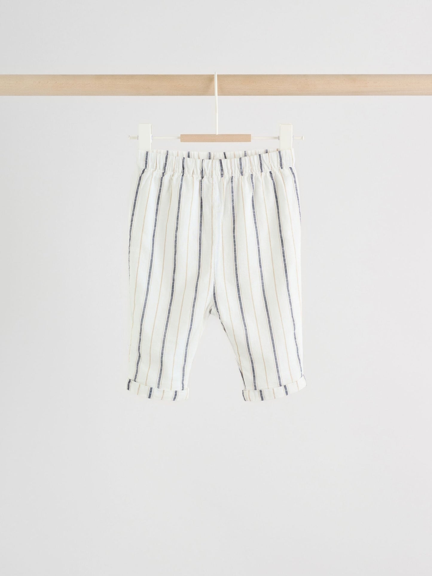 Neutral Stripe Sweat Top and Trousers Baby Set (0mths-2yrs) image 4