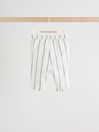 Neutral Stripe Sweat Top and Trousers Baby Set (0mths-2yrs) image 6