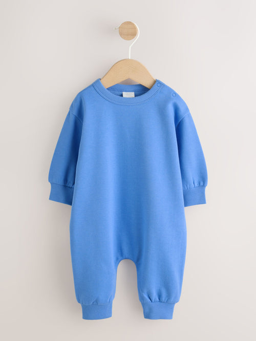 Cobalt Blue Baby Sweat Romper (0mths-3yrs) image 1