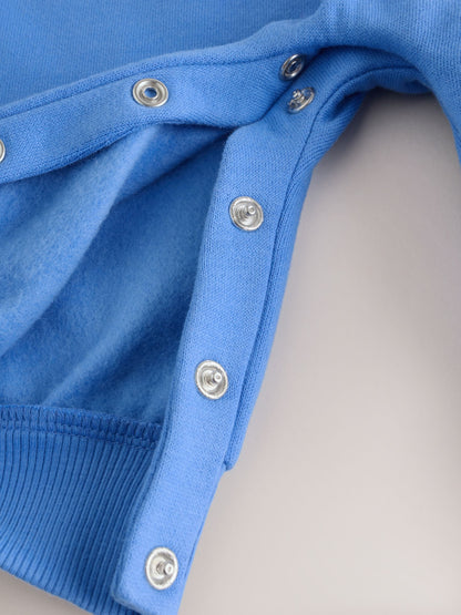Cobalt Blue Baby Sweat Romper (0mths-3yrs) image 5