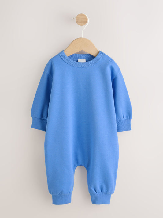 Cobalt Blue Baby Sweat Romper (0mths-3yrs) image 1