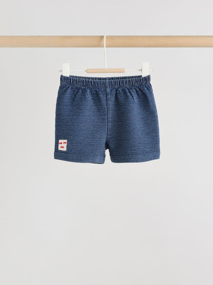 Blue Nautical Scene Top and Shorts Baby Set (0mths-2yrs) image 4