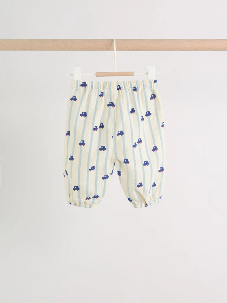 Blue Car Baby Top and Trousers Set (0mths-3yrs)
