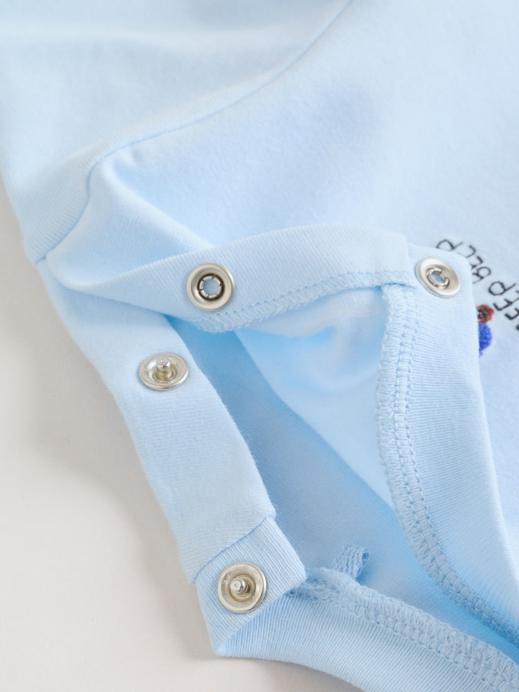 Blue Car Baby Top and Trousers Set (0mths-3yrs)