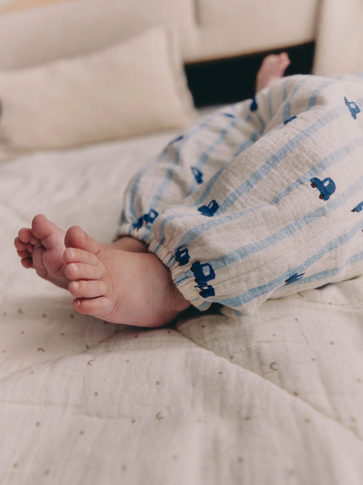 Blue Car Baby Top and Trousers Set (0mths-3yrs)