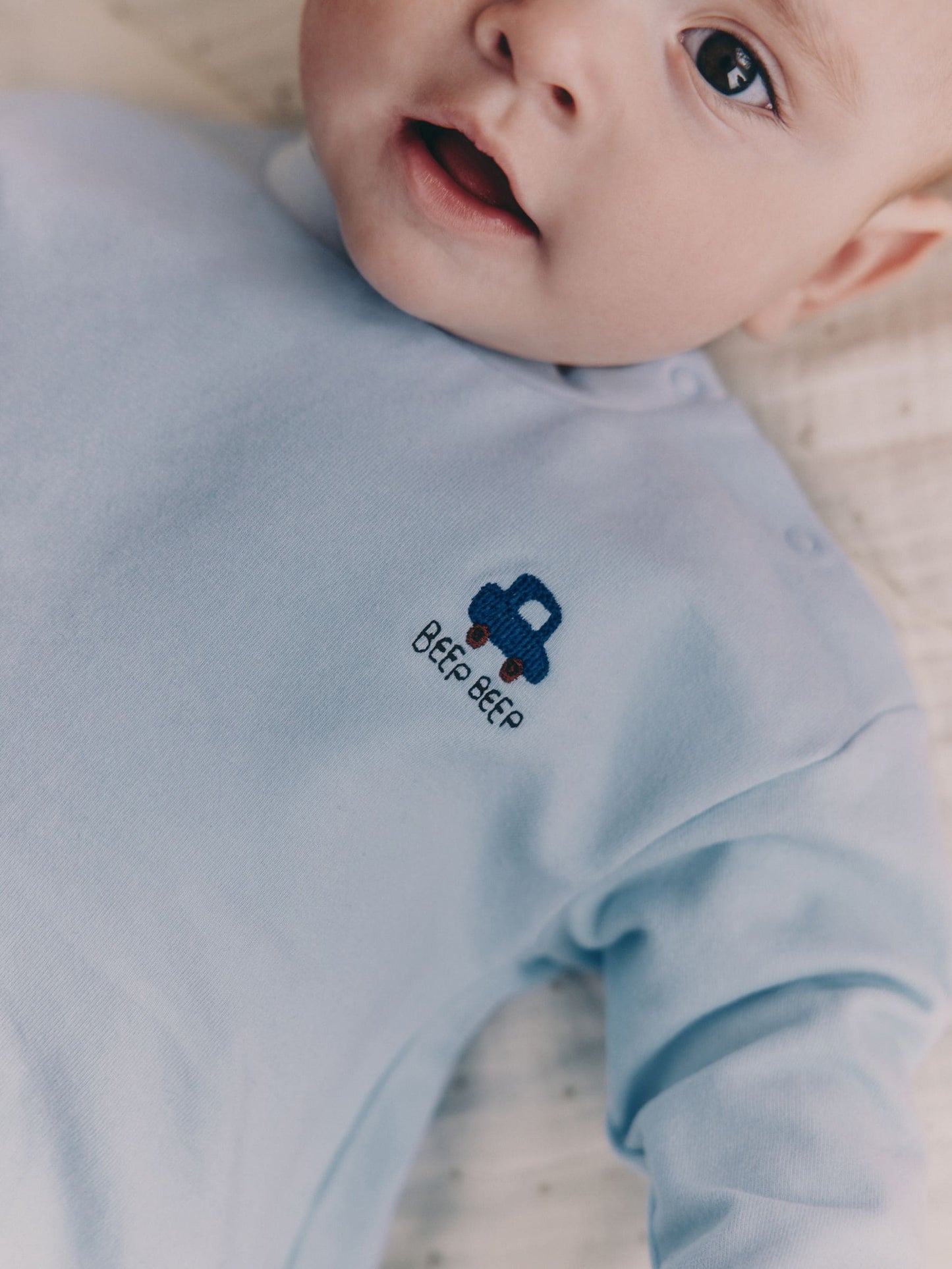 Blue Car Baby Top and Trousers Set (0mths-3yrs) image 4