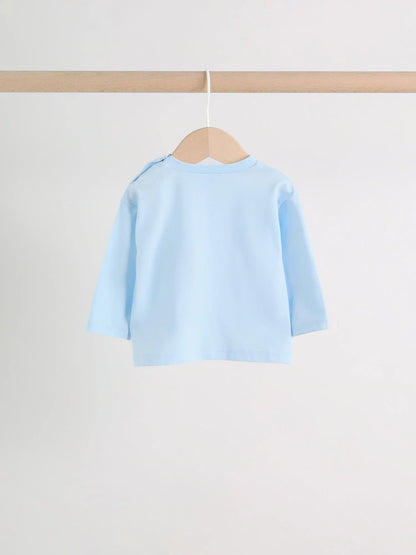 Blue Car Baby Top and Trousers Set (0mths-3yrs)