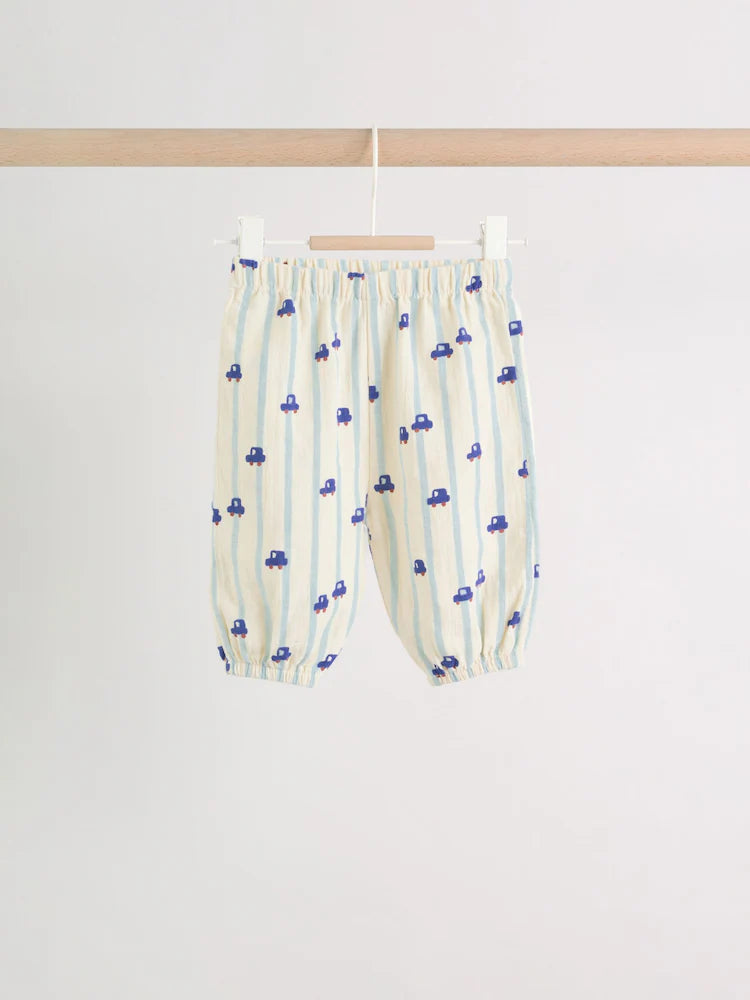 Blue Car Baby Top and Trousers Set (0mths-3yrs)
