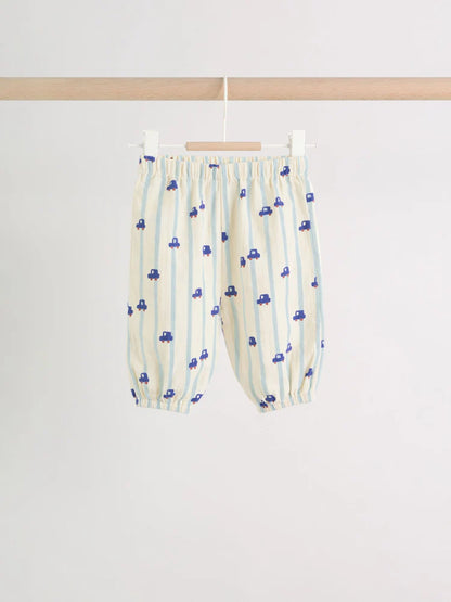 Blue Car Baby Top and Trousers Set (0mths-3yrs)