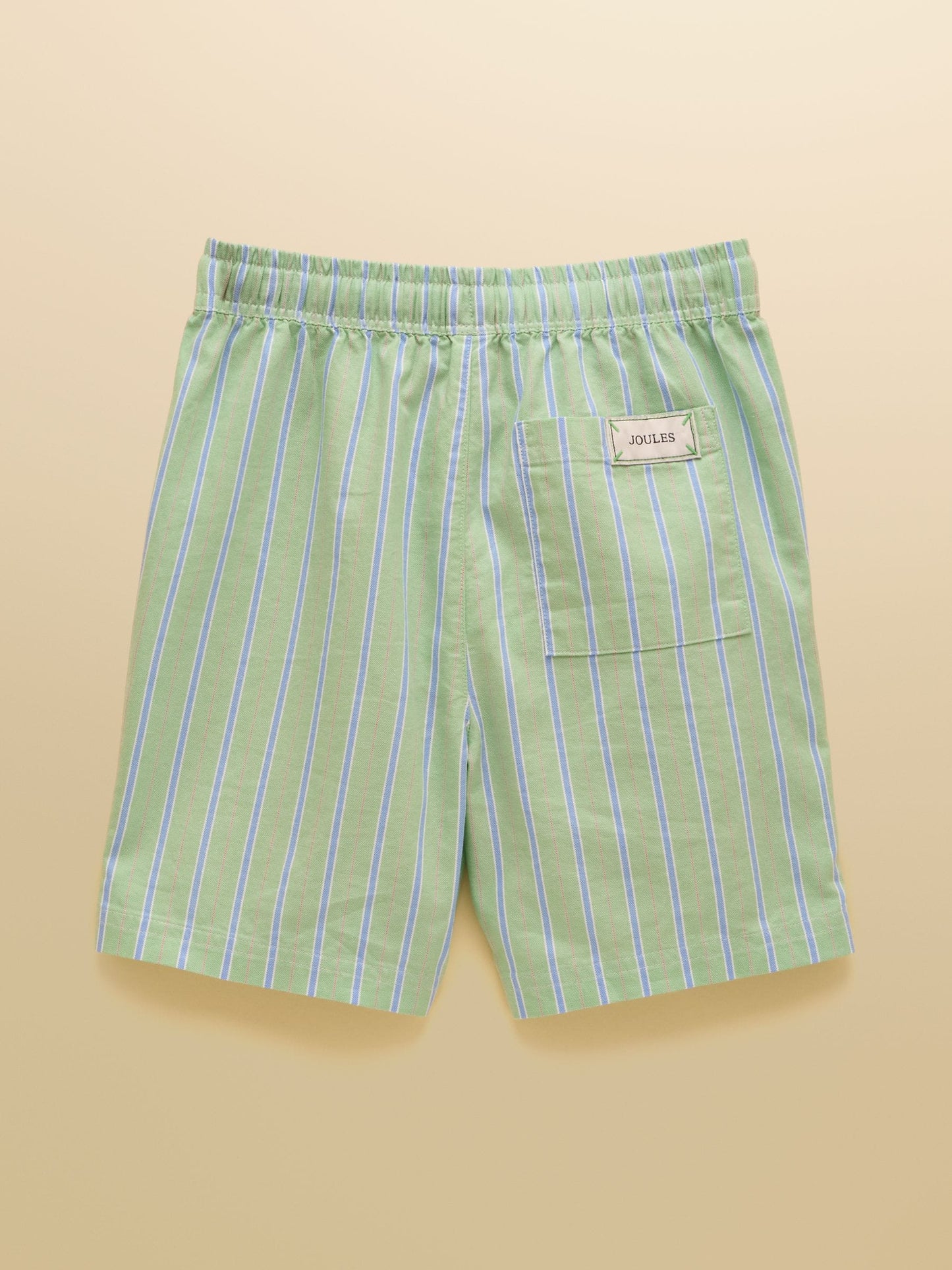Dsiney Kidz - Joules Boys' Hadley Green Striped Cotton Woven Shorts image 6
