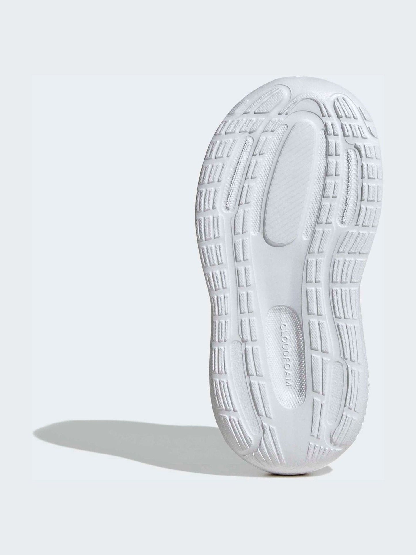adidas White/Aqua Runfalcon 5 Hook and Loop Easy On Infant Trainers image 7