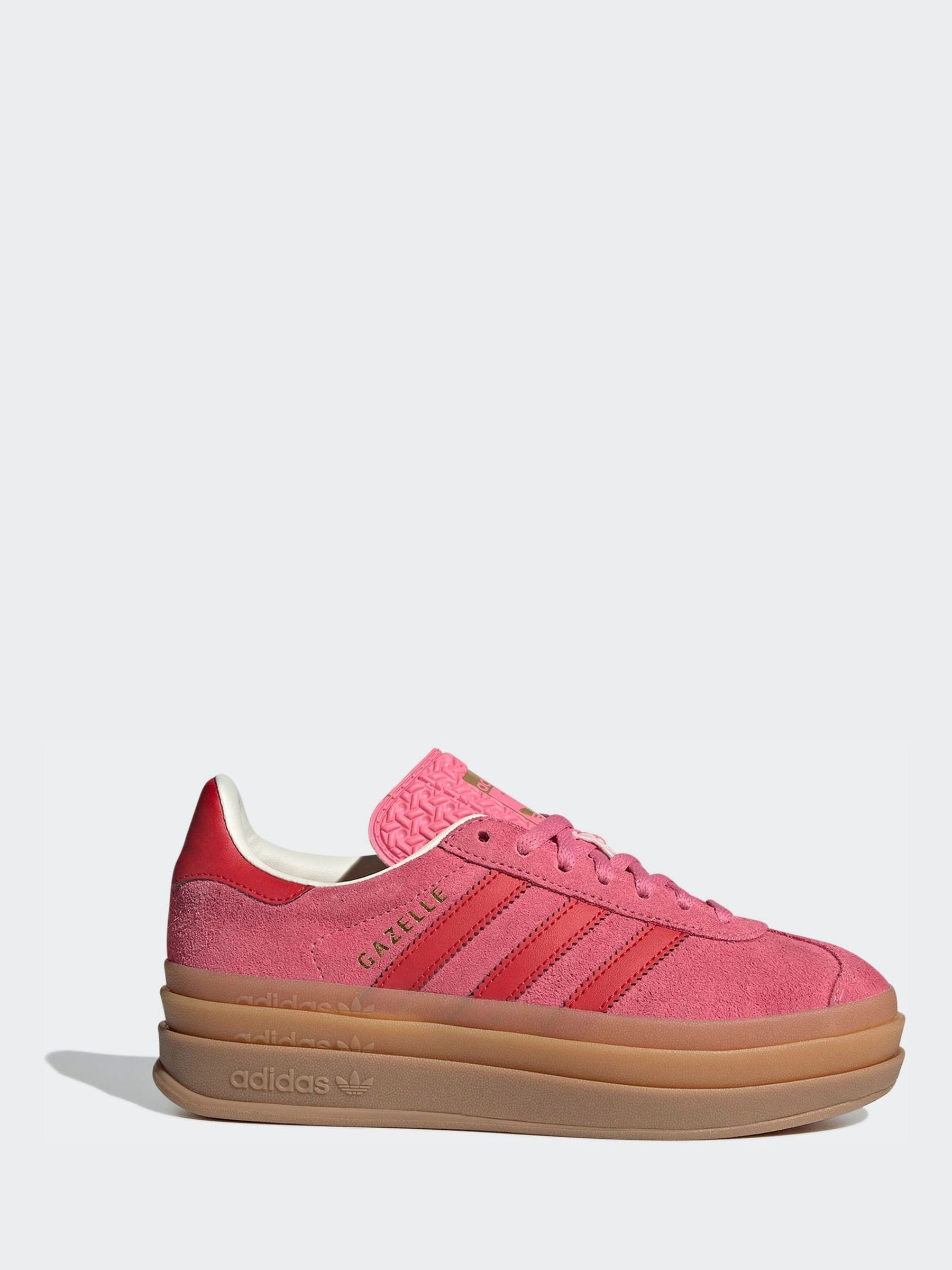 adidas Originals Rose Pink Gazelle Bold Junior Trainers image 1