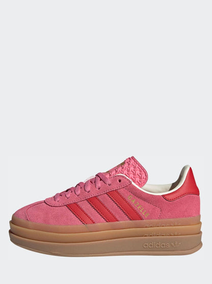 adidas Originals Rose Pink Gazelle Bold Junior Trainers image 2