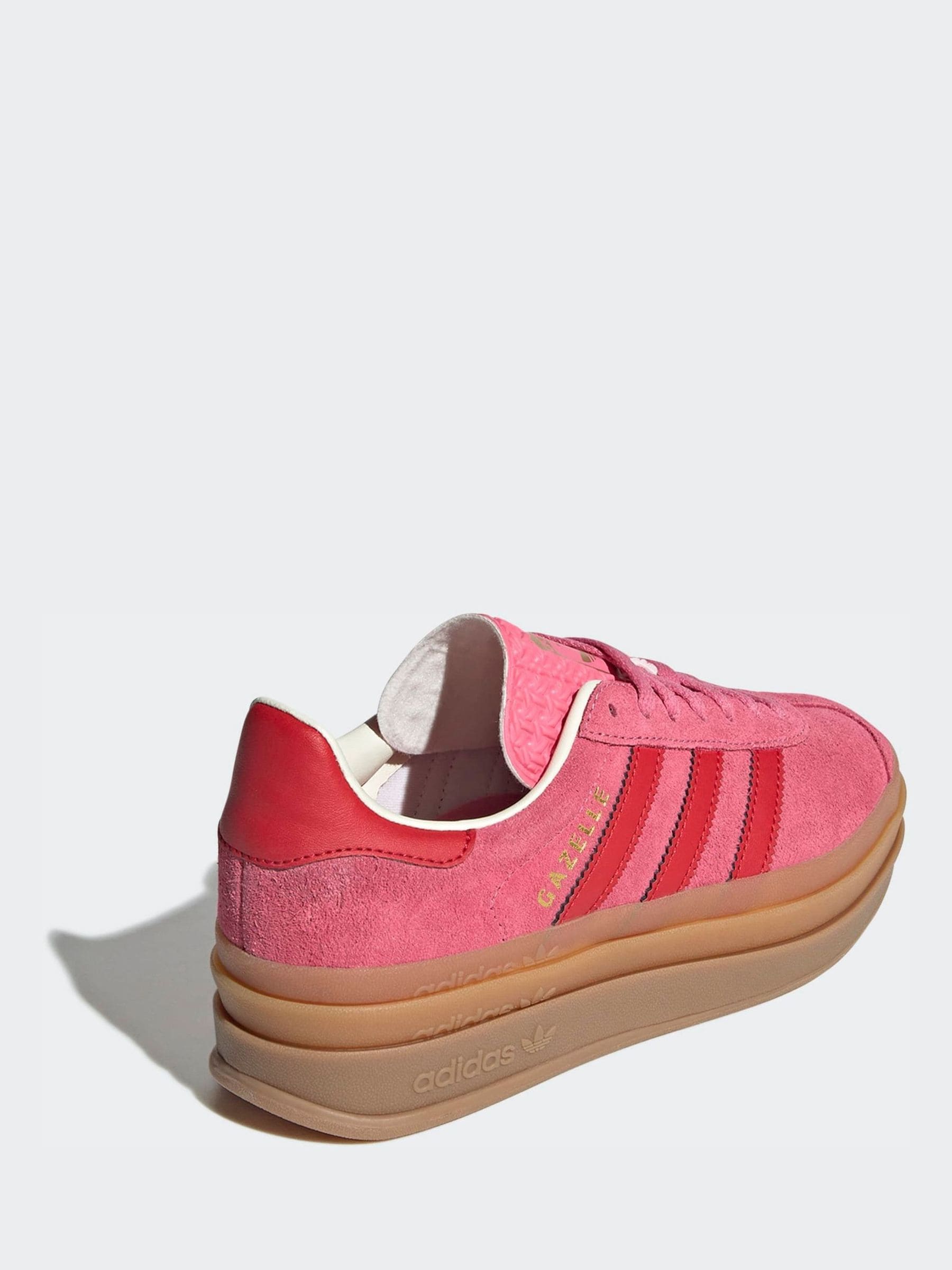 adidas Originals Rose Pink Gazelle Bold Junior Trainers image 4