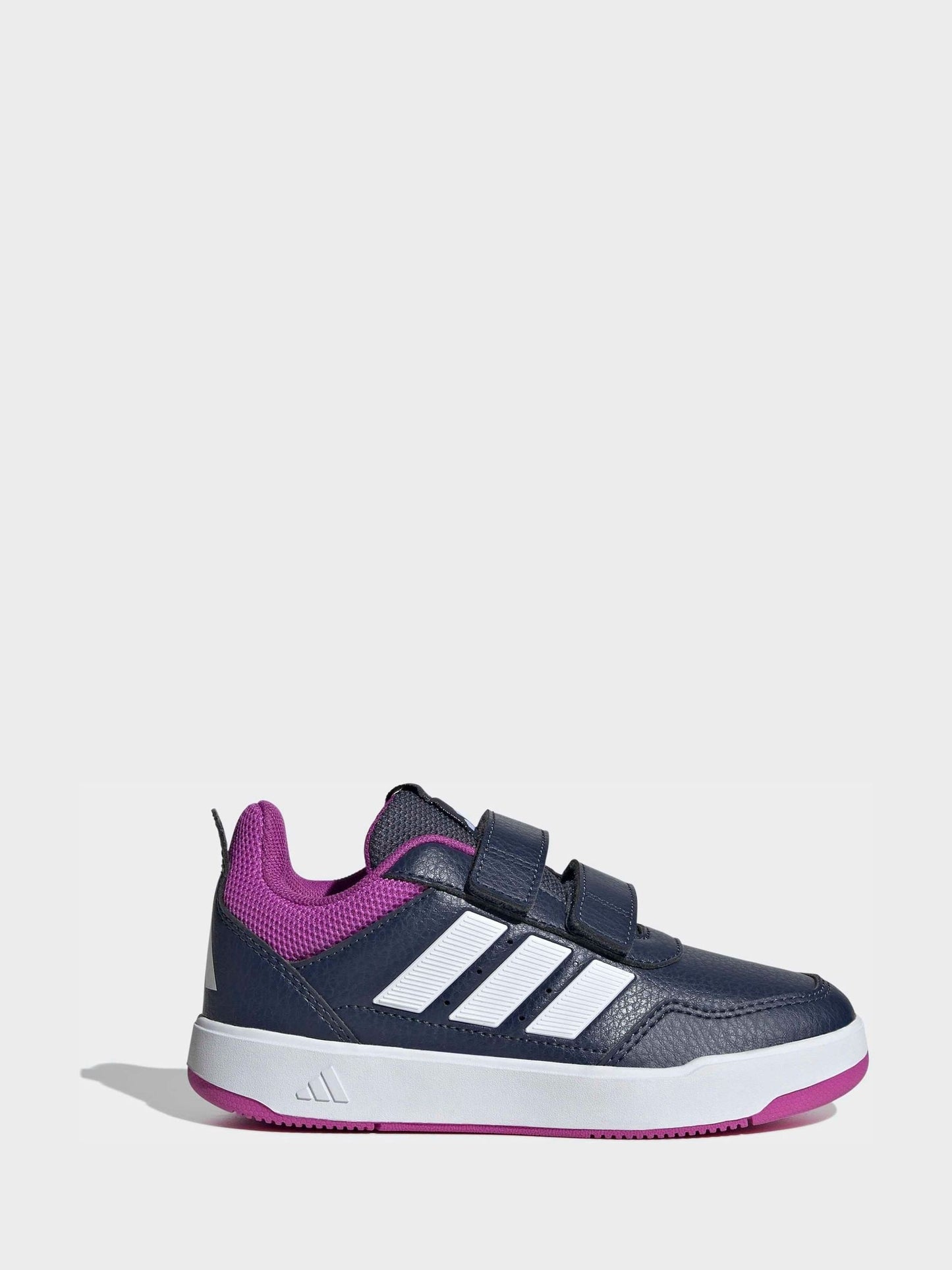 adidas Dark Blue/Purple Hook and Loop Tensaur Sport 3.0 Junior Trainers image 1