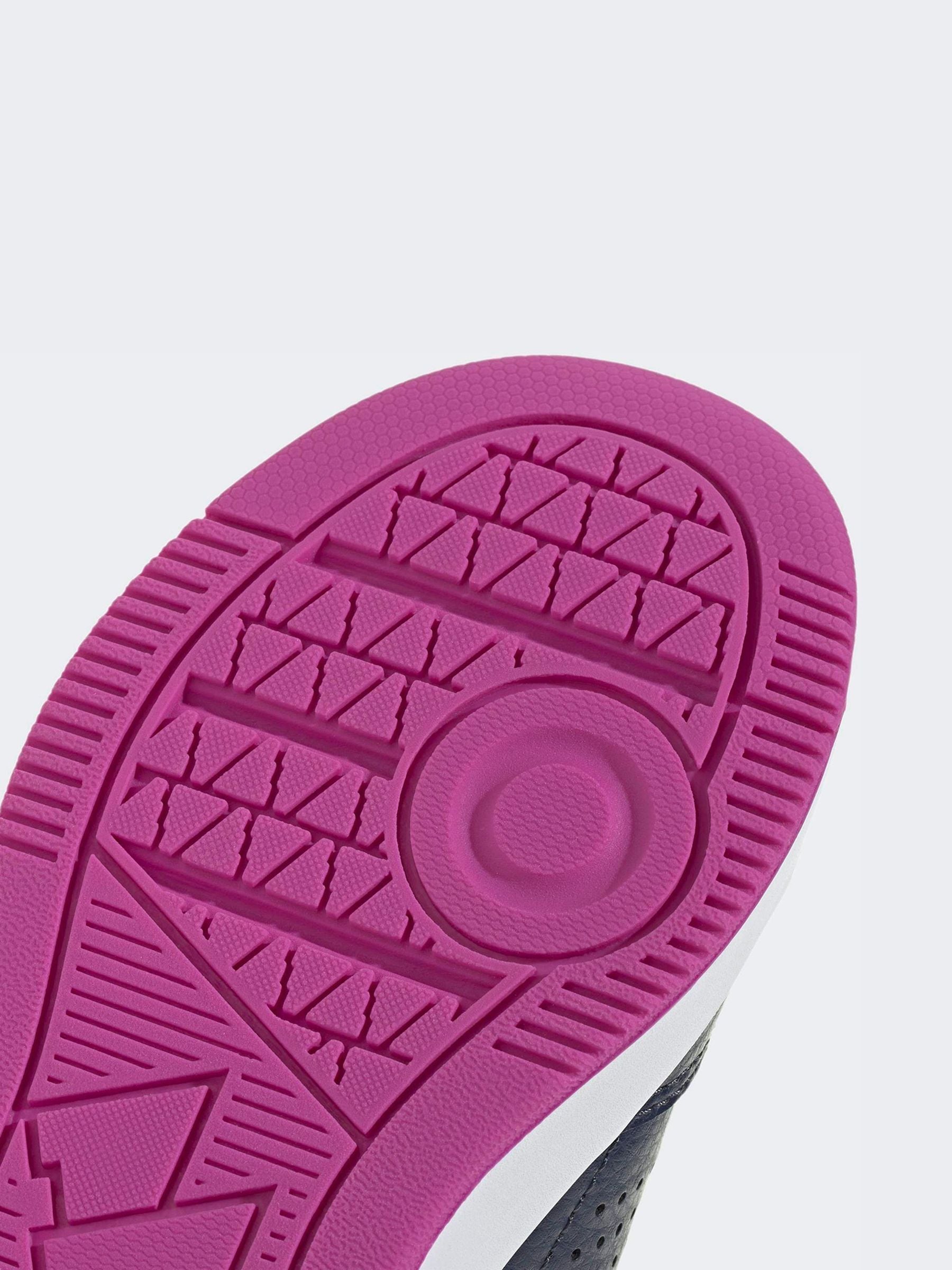 adidas Dark Blue/Purple Hook and Loop Tensaur Sport 3.0 Junior Trainers image 5