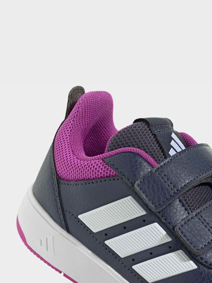 adidas Dark Blue/Purple Hook and Loop Tensaur Sport 3.0 Junior Trainers image 6
