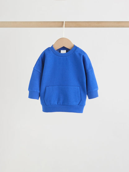 Bright Blues Baby Sweatshirt and Joggers Set 6 Piece (0mths-3yrs) image 3