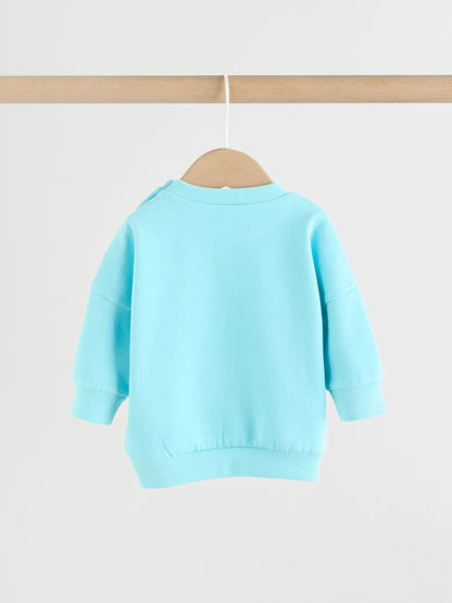 Bright Blues Baby Sweatshirt and Joggers Set 6 Piece (0mths-3yrs) image 6