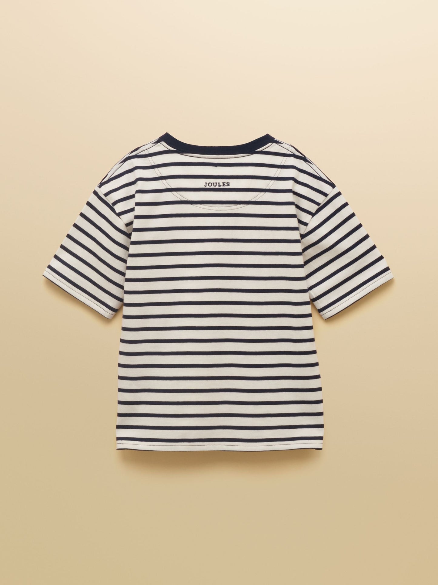 Joules Boys' Let's Go Navy Blue T-Shirt image 2