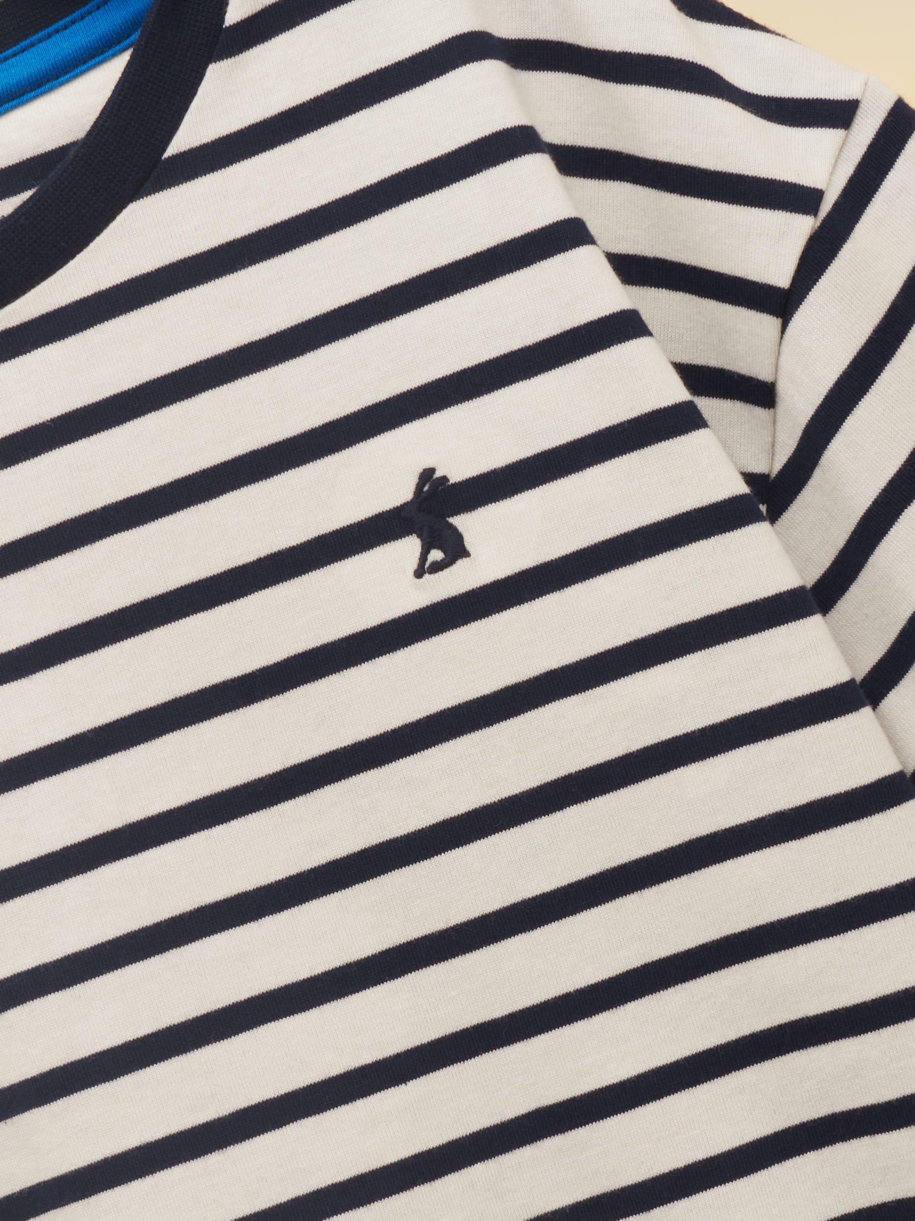 Joules Boys' Let's Go Navy Blue T-Shirt image 3