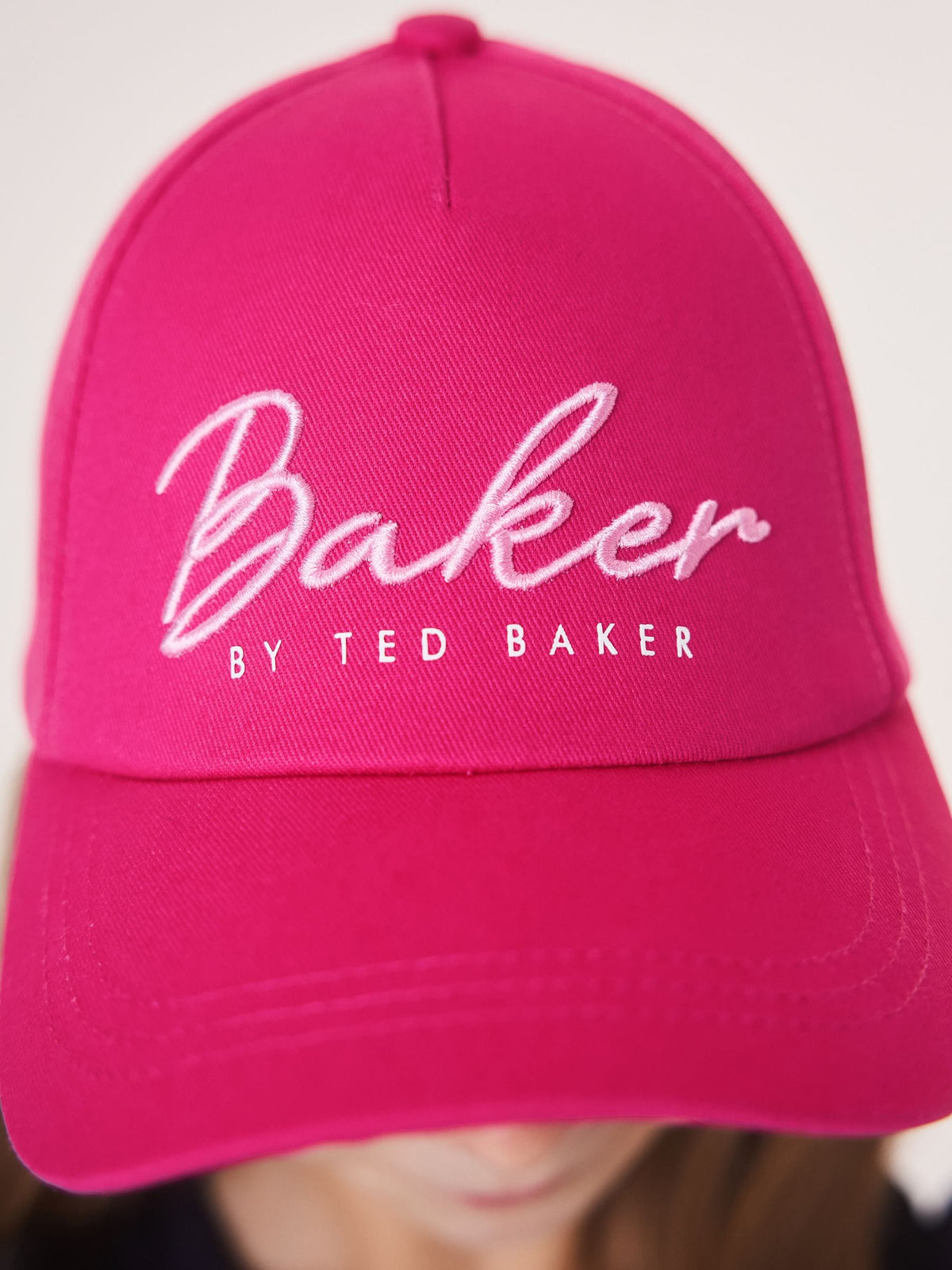 Baker by Ted Baker Logo Baseall Floral White Cap - image 2